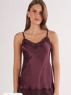 Intimissimi Lace and Silk Top